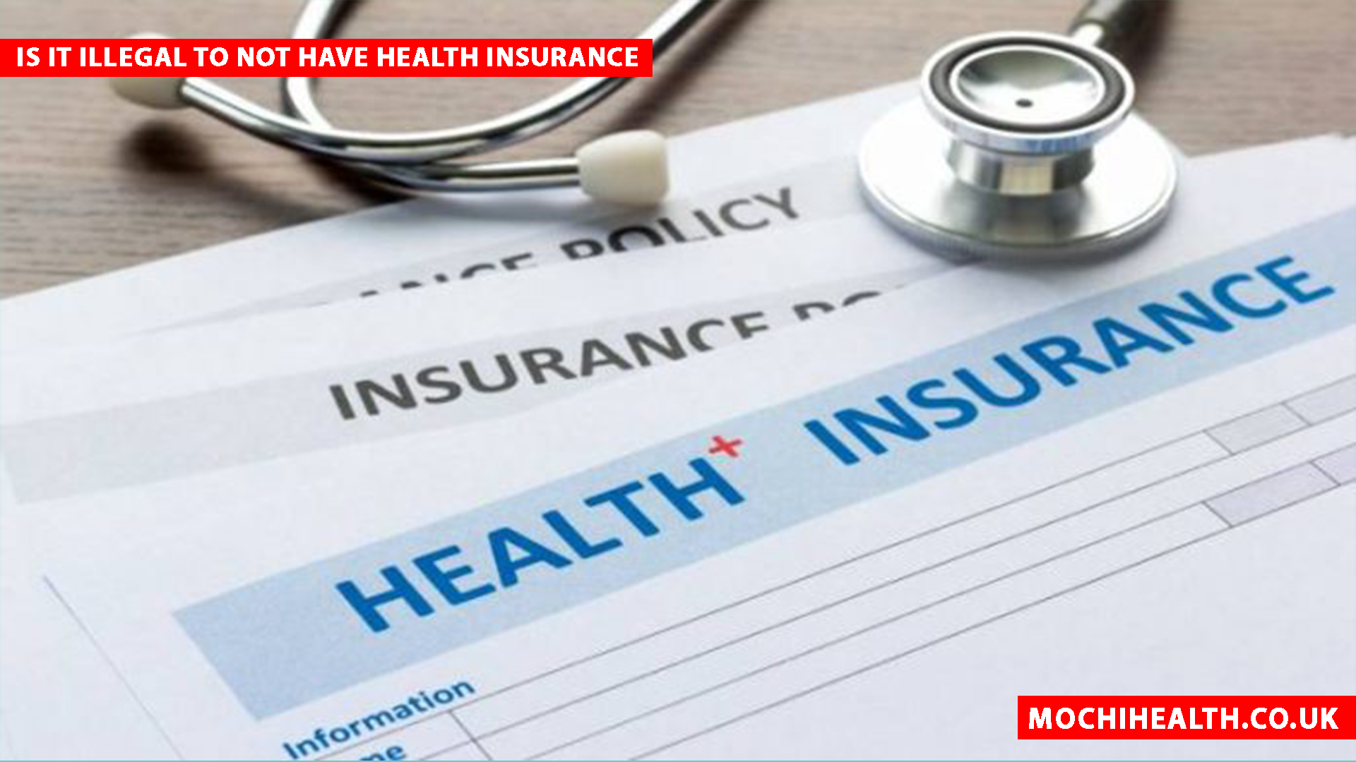 Is It Illegal to Not Have Health Insurance
