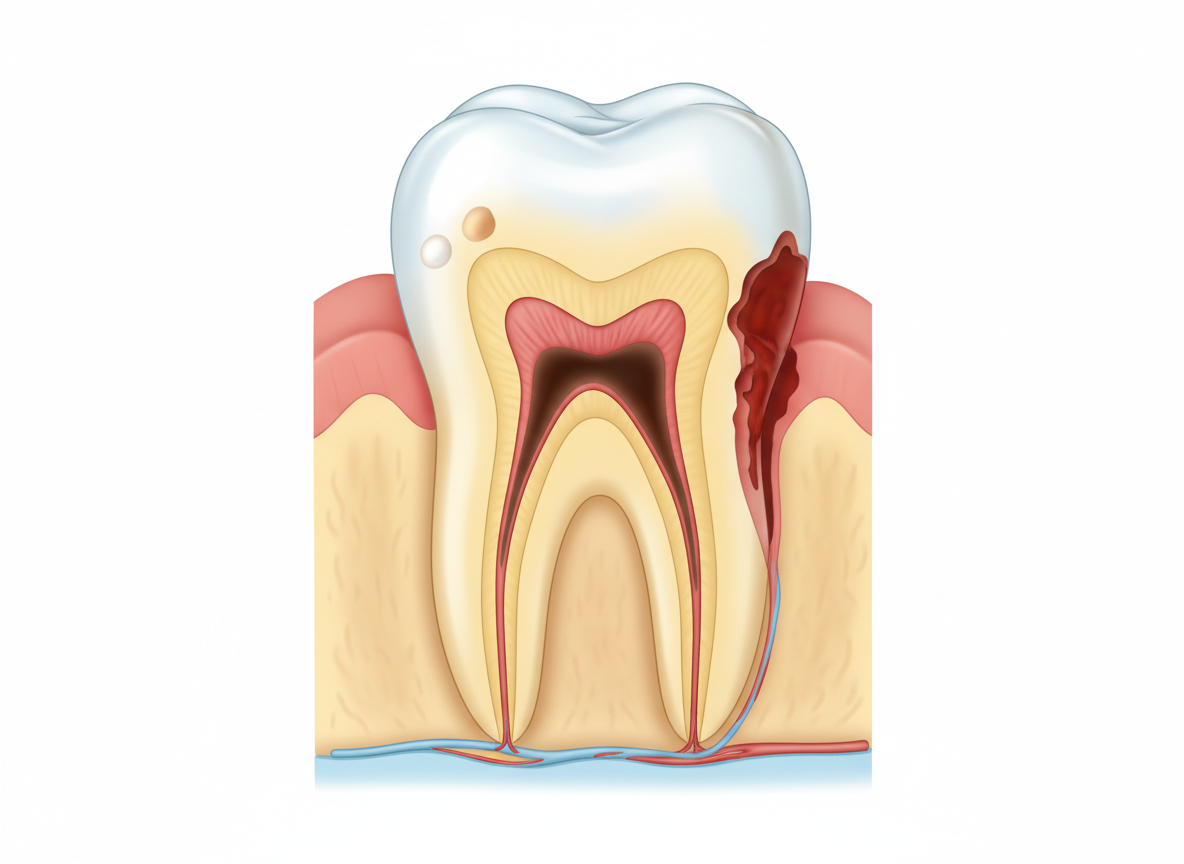 what does a cavity look like