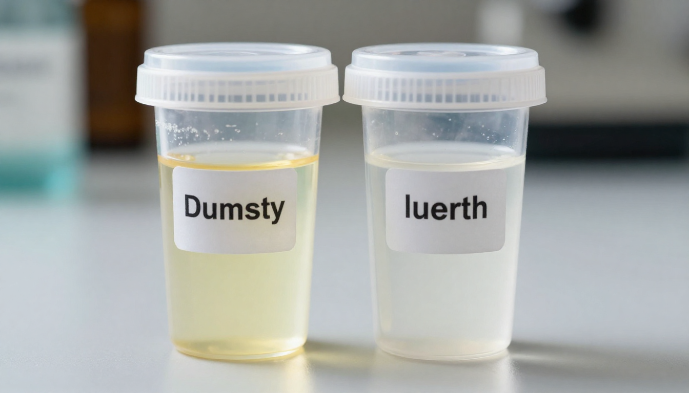 what does cloudy urine mean comparison between clear and cloudy urine