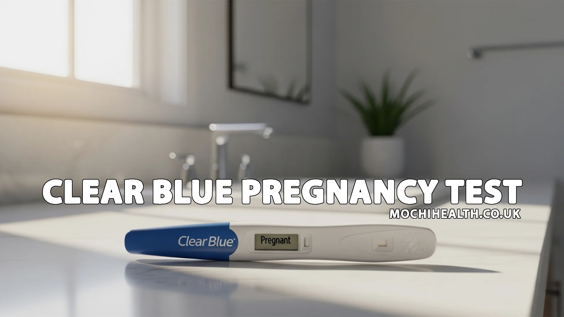 clear blue pregnancy test
