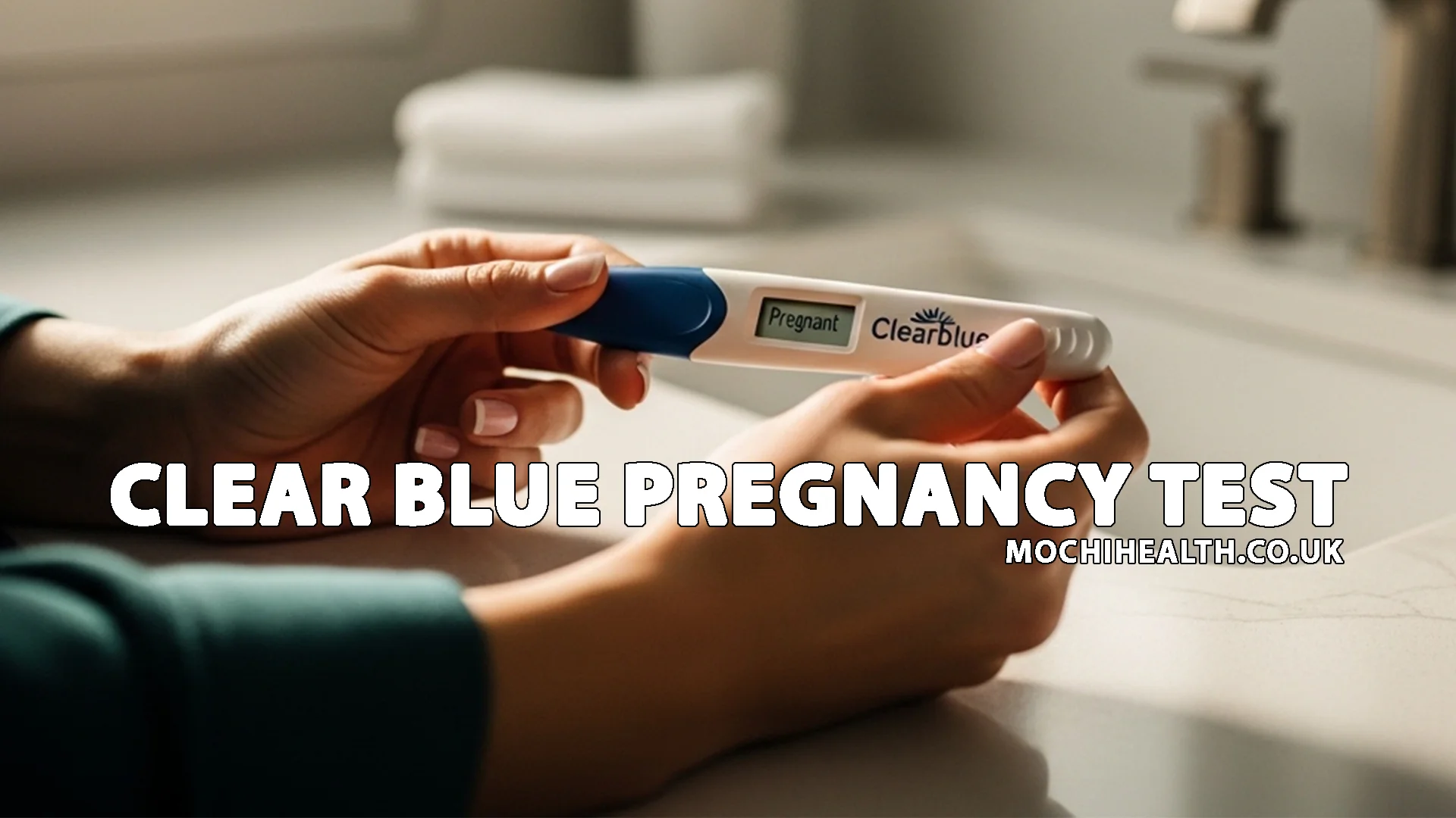 clear blue pregnancy test