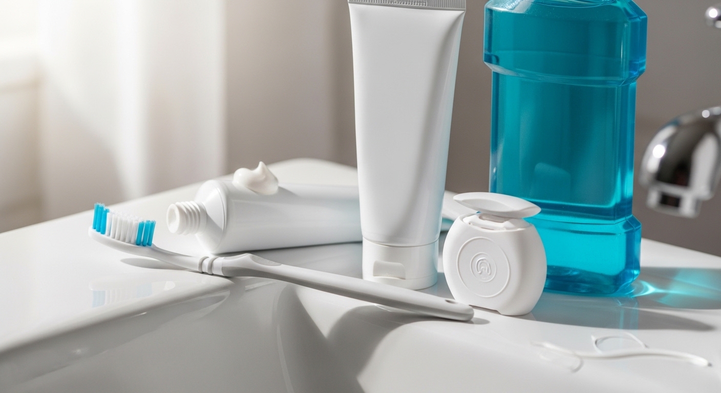Oral hygiene for metallic taste