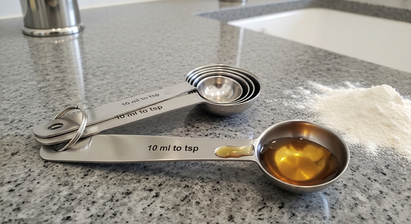 10 ml to tsp